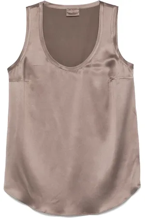 Brunello Cucinelli Haut en satin