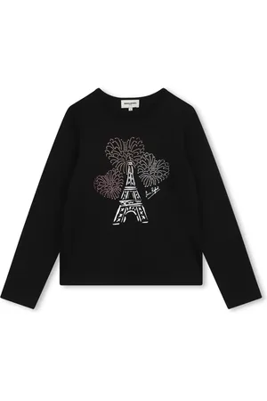 Sonia Rykiel Enfant T-shirt en coton à imprimé Tour Eiffel