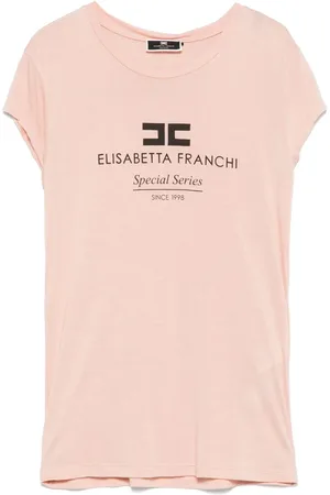 Elisabetta Franchi T-shirt à logo imprimé