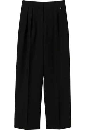 Twin-Set Pantalon palazzo à design plissé