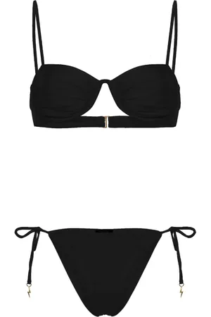 Noire Swimwear Bikini Monowire en satin