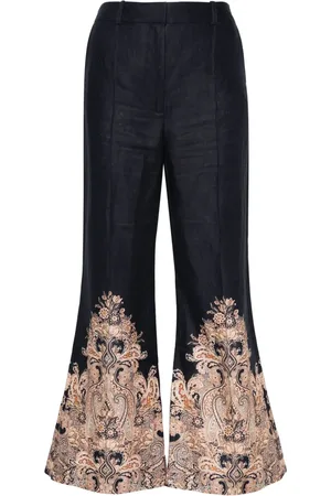 ZIMMERMANN Pantalon évasé Natura à taille haute