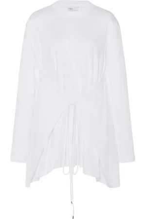 ROSETTA GETTY T-shirt en coton à design superposé