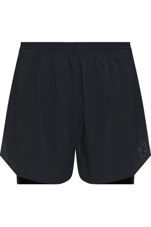 Y-3 Short de sport à logo imprimé