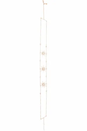 DJULA Collier ras-du-cou Big Soleil en or 18ct serti de diamants