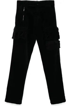 Aspesi Pantalon en velours côtelé à poches cargo