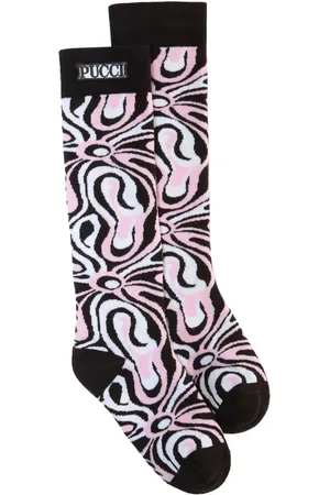 Puccini Chaussettes à motif Marmo en jacquard
