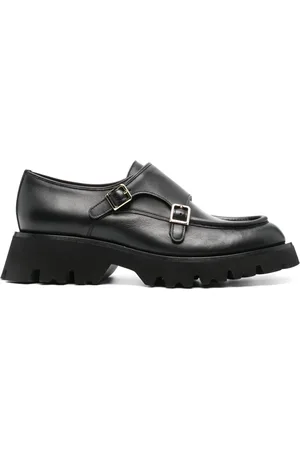 santoni Chaussures en cuir à double boucles