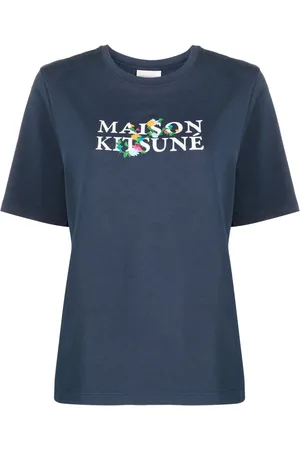 Maison Kitsuné T-shirt en coton à logo imprimé