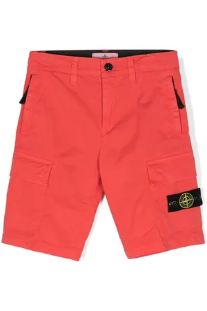 Stone Island Short en polaire à poches cargo