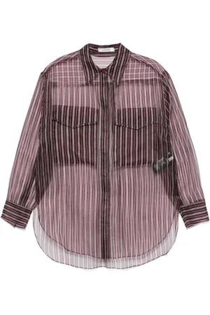 Dorothee Schumacher Chemise rayée à effet de transparence