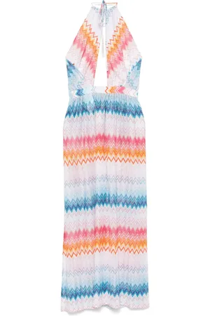 Missoni Robe longue à motif zigzag