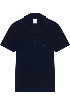 Courrèges Polo en maille nervurée