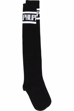 Philipp Plein Chaussettes à logo imprimé