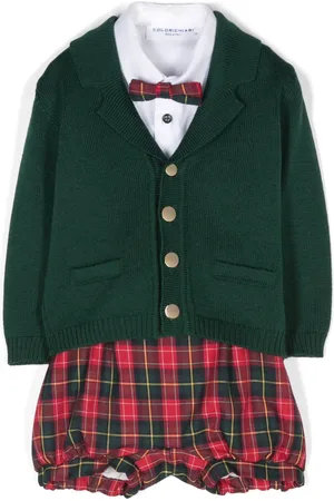 COLORICHIARI Ensemble short-haut à carreaux