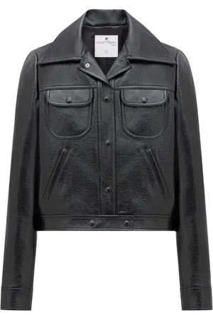 Courrèges Veste à coupe crop