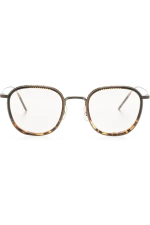 Oliver Peoples Lunettes de soleil Fairmont à effet écailles de tortue