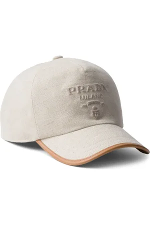 Prada Casquette en coton à logo embossé