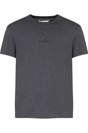 Maison Margiela T-shirt en coton à logo Distorted