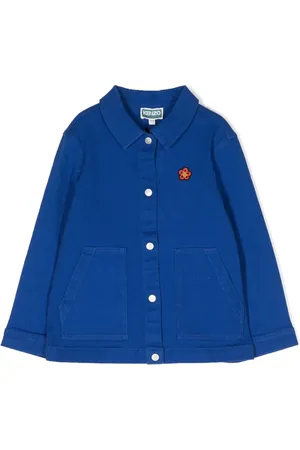 Kenzo Veste en coton à logo brodé