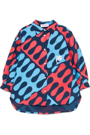 PUCCI Junior Chemise à imprimé abstrait