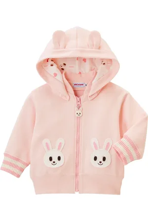 Miki House Veste zippée à motif brodé
