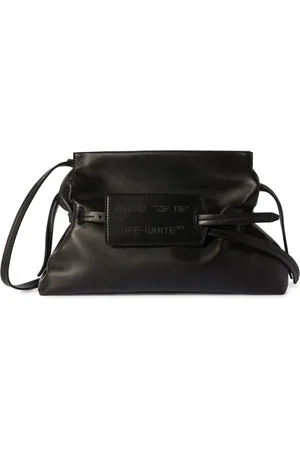 OFF-WHITE Pochette Zip Tie en cuir