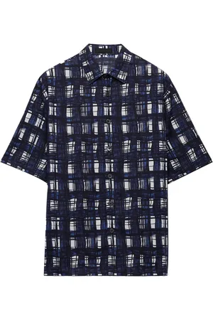 Prada Chemise en coton à manches courtes
