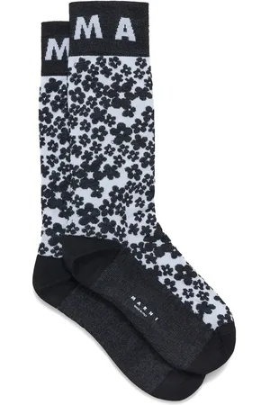 Marni Chaussettes à logo intarsia