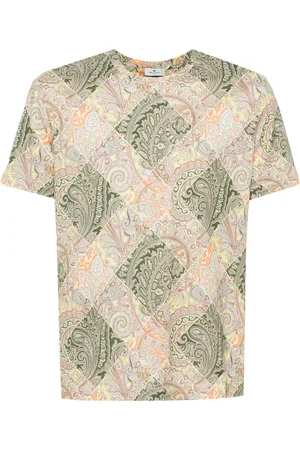 Etro T-shirt à logo Pegaso brodé en coton