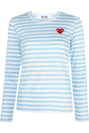 Comme des Garçons Top rayé à manches longues