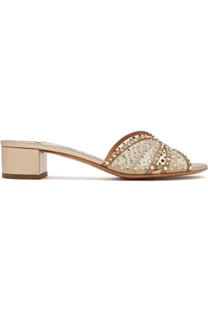 Aquazzura Mules en cuir