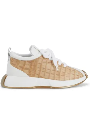 Giuseppe Zanotti Baskets Ferox à effet peau de crocodile