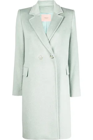 Twin-Set Manteau mi-long à boutonnière croisée
