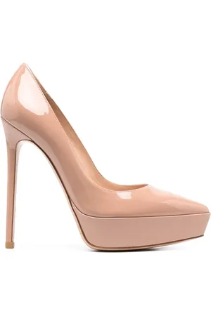 Gianvito Rossi Sandales en cuir verni à plateforme 130 mm