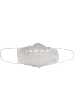 Stella McCartney Masque à logo contrastant