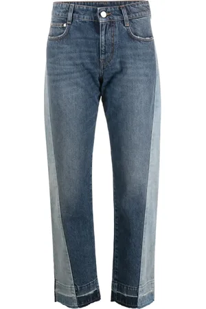Stella McCartney Pantalon droit à design colour block