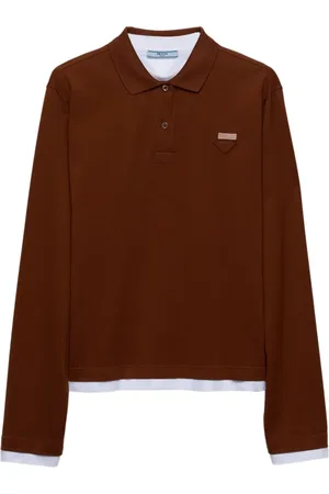 Prada Polo à logo triangulaire