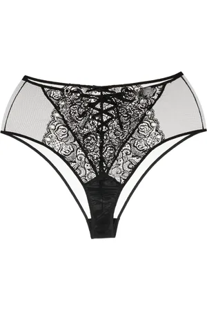 FLEUR DU MAL Culotte lacée à détails d’œillets