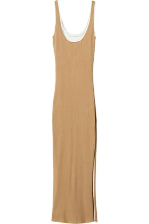Twin-Set Robe en maille à imprimé trompe l’œil