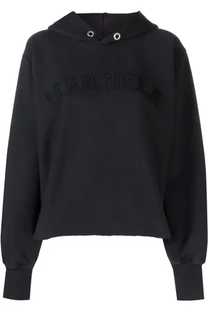Maison Margiela Hoodie en coton à logo brodé