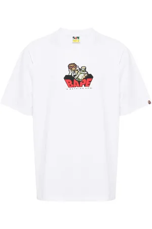 A Bathing Ape T-shirt en coton à logo imprimé