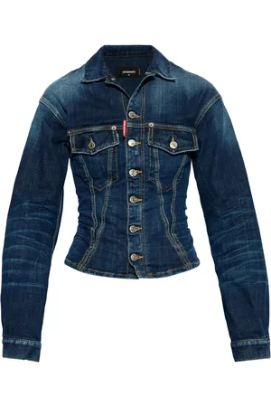 Dsquared2 Veste en jean à boutonnière