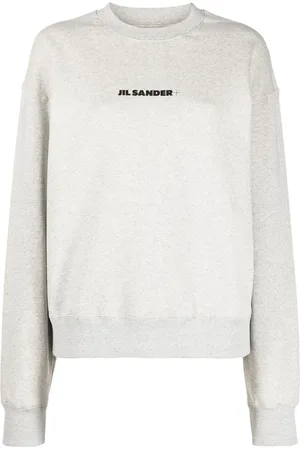 Jil Sander Sweat en coton à logo imprimé