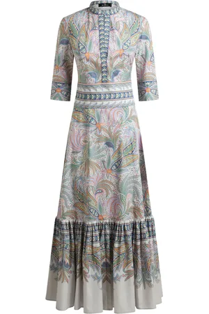 Etro Robe longue à fleurs