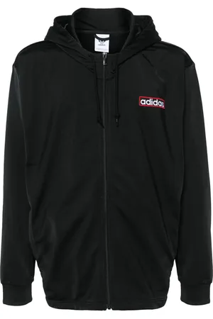adidas Hoodie zippé à logo brodé