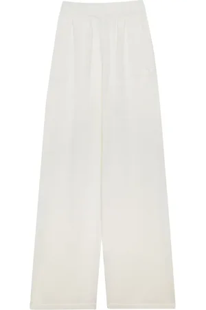 Msgm Pantalon ample à logo brodé