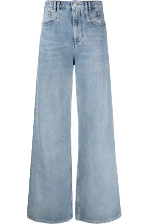 Isabel Marant Jean ample Lemony à taille haute