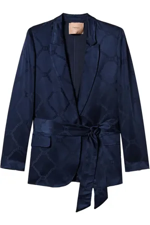 Twin-Set Blazer à logo en jacquard