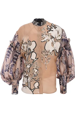 BIYAN Chemise imprimée en organza